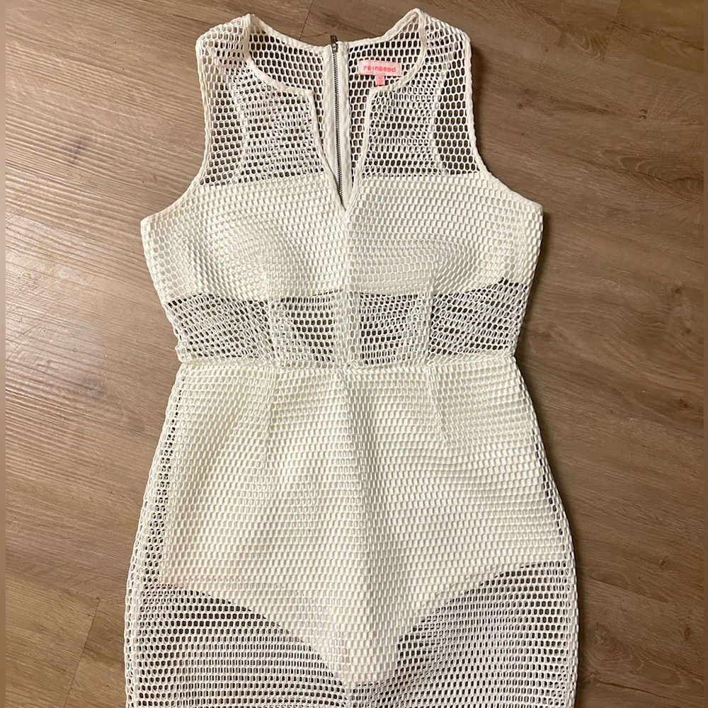 White Net Dress - Picture 2 of 3